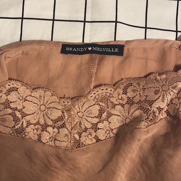 Dusty Pink Dionne Silky Tank - Picture 7 of 8